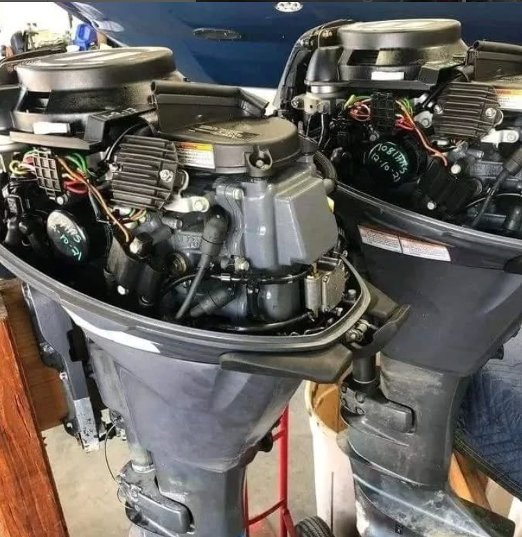 yamaha 20hp f20lpa 20” 4 stroke outboard motor engine + controls + sterering 2012
