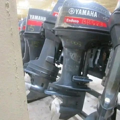 All types of spare parts of Fairly used Yamaha outboard motor engine