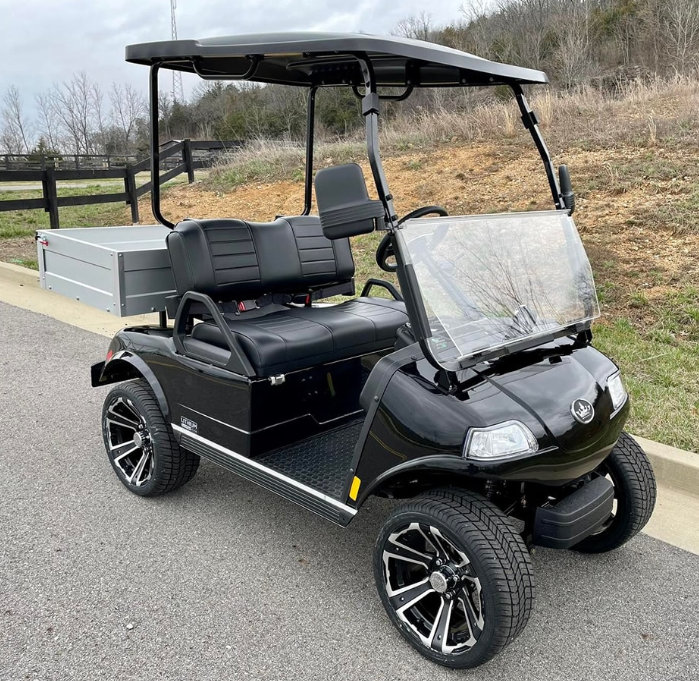 Golf carts for sale – Black Evolution Turfman 200 Pro