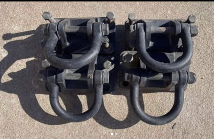 Jeep Wrangler JK/JKU heavy steel D Ring shackles and mounts.
