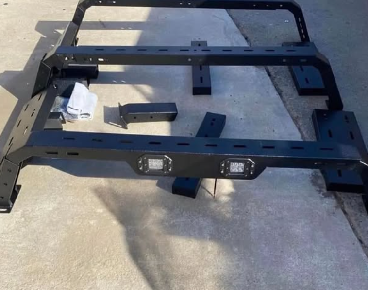 Universal steel bed rack for roof top tent