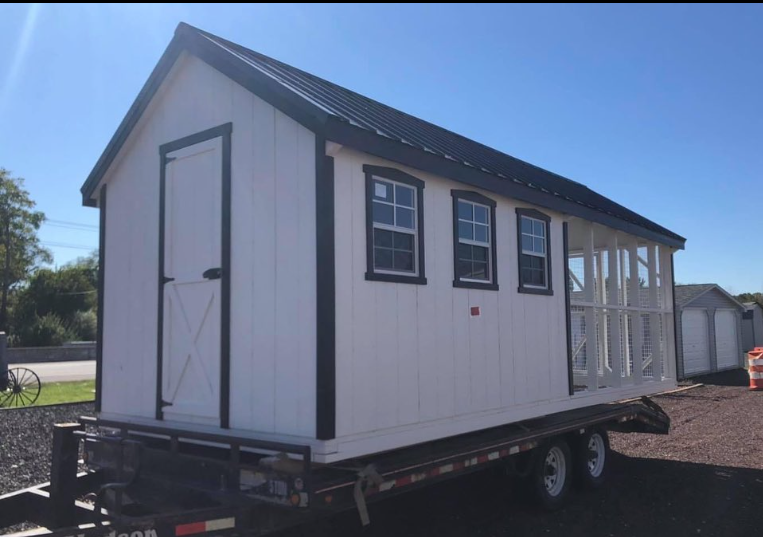 New chicken coops ready for our customers